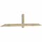 Ekena Millwork Eugene Rough Sawn Timber Gable Bracket, Douglas Fir, 96"W x 20"H x 2"D x 4"F, 5/12 Pitch GBW096X20X0204EUG00RDF - alternate 5